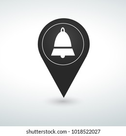 sound pin Map pin icon