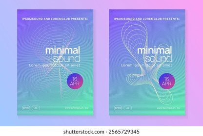 Sound Poster. Green Fest Magazine. Trance Invite. Techno Festival Template. Violet Discotheque Event. Party Banner. Nightclub Radio Illustration. Pink Sound Poster