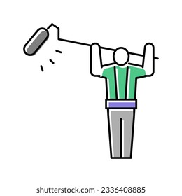 sound recoding video production color icon vector. sound recoding video production sign. isolated symbol illustration