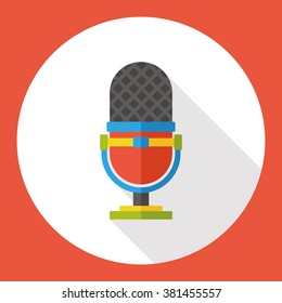 sound record device flat icon