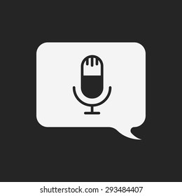 sound record line icon