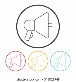 sound record line icon