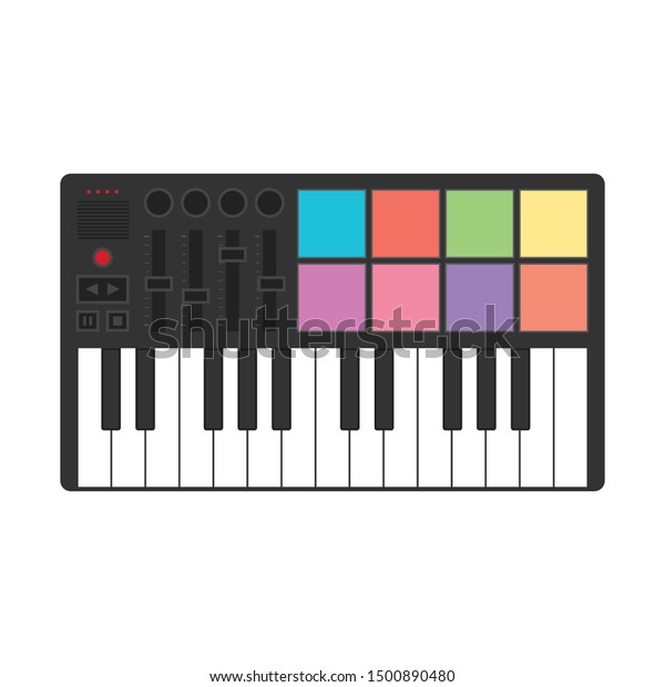 piano with beat maker