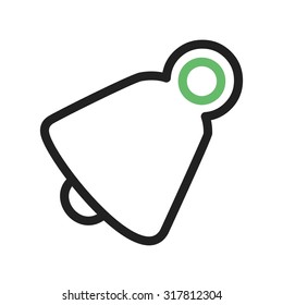 Sound, ring, notification icon vector image. Can also be used for phone and communication. Suitable for use on web apps, mobile apps and print media.