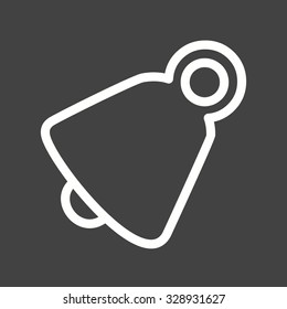 Sound, ring, notification icon vector image. Can also be used for phone and communication. Suitable for use on web apps, mobile apps and print media.