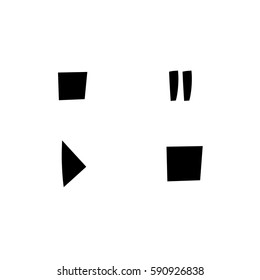 Sound set flat icon