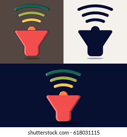 Sound. A set of sound icons from different styles.