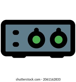 Soundeffekt-Tuner mit runder Balkenschnittstelle