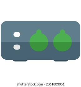 Sound settings tuner with a round bar interface