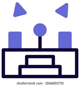 Sound settings tuner with a round bar interface