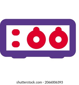 Sound settings tuner with a round bar interface