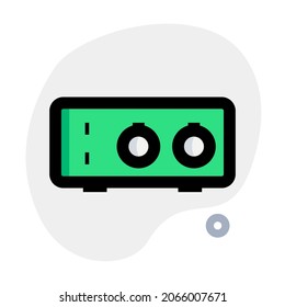 Sound settings tuner with a round bar interface