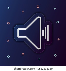Sound sign nolan button icon. Simple thin line, outline vector of web icons for ui and ux, website or mobile application