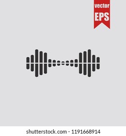 Sound signal icon.Vector illustration.