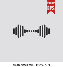 Sound signal icon.Vector illustration.