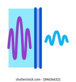 sound and silence icon vector. sound and silence sign. color symbol illustration