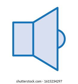 sound speaker audio device icon vector illustration design