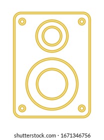 sound speaker audio device icon vector illustration design