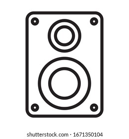 Vektorillustration-Illustrationsdesign für Tonsprecher-Audiogeräte