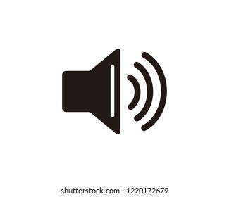 Sound speaker icon