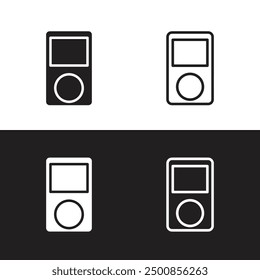 Sound Speaker Icon set vector art 
