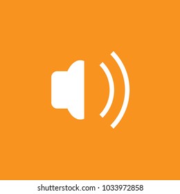 Sound, speaker icon, stock vector, eps10.