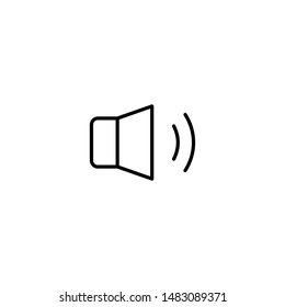sound speaker icon vector illustration