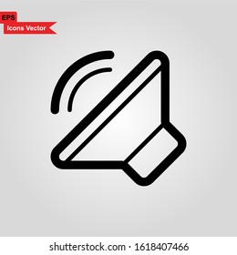 sound and speaker icon vector illustration - premium vector
