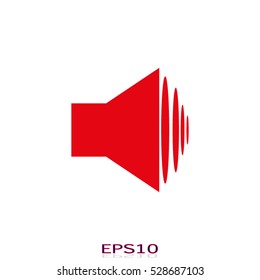 sound, speaker, speaker icon, vector illustration, eps10