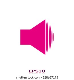 sound, speaker, speaker icon, vector illustration, eps10