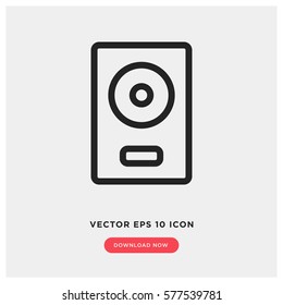 Sound speaker vector icon