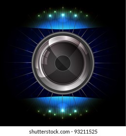 sound speaker vector illustration