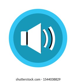 sound, speaker, vector illustration icon