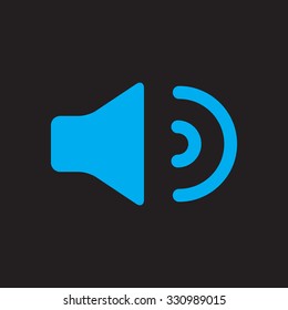 Sound, Speaker Volume icon. black icon.