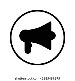 Sound Speaker Volume Icon, Symbol, Sign, Black and White For Website, Mobile Apps, and Other Design Elements