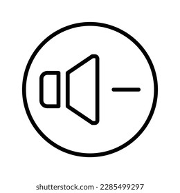 Sound Speaker Volume Icon, Symbol, Sign, Black and White For Website, Mobile Apps, and Other Design Elements