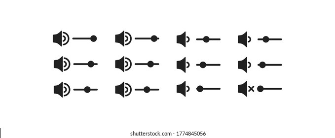 Sound speaker, volume isolated simple icon in vector flat style.