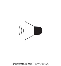 Sound, speaker, volume vector icon