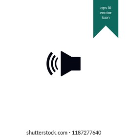 Sound, speaker, volume vector icon