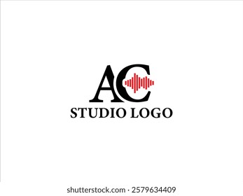 Sound studio logo collection vector design,