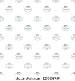 Sound studio pattern vector seamless repeat for any web design