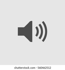 Sound symbol vector icon eps 10.