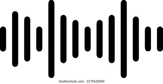 sound symbol vector icon - modern and minimalist style.