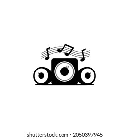 Sound system equipment, active speakers, music box, computer sound logo design