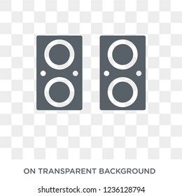 Sound system icon. Sound system design concept from Music collection. Simple element vector illustration on transparent background.
