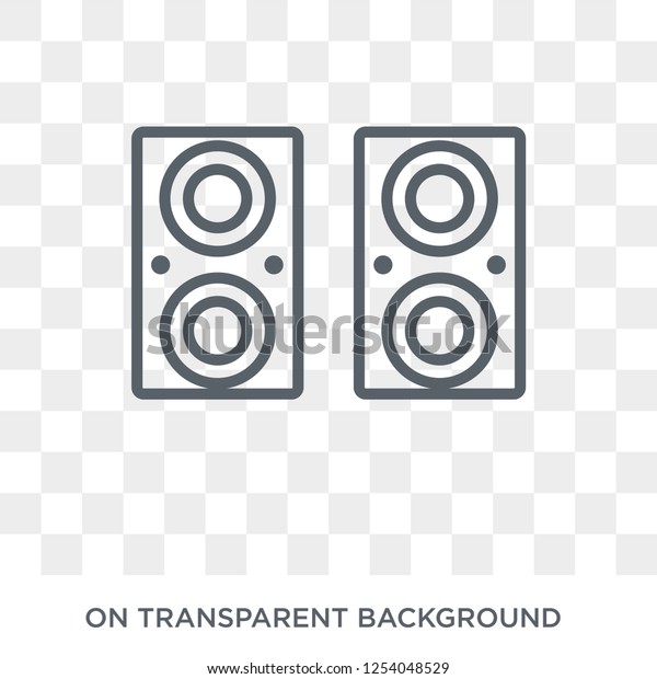 Sound system icon. Sound system design\
concept from Music collection. Simple element vector illustration\
on transparent\
background.