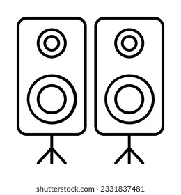 Sound System Icon Design For Personal And Commercial Use