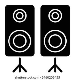 Sound System Icon Design For Personal And Commercial Use