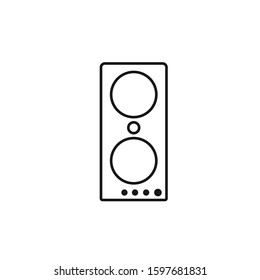 Sound system icon design template EPS 10