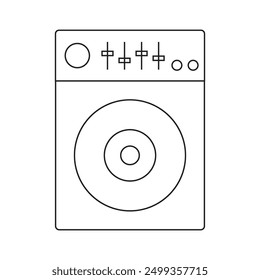 sound system icon illustration design